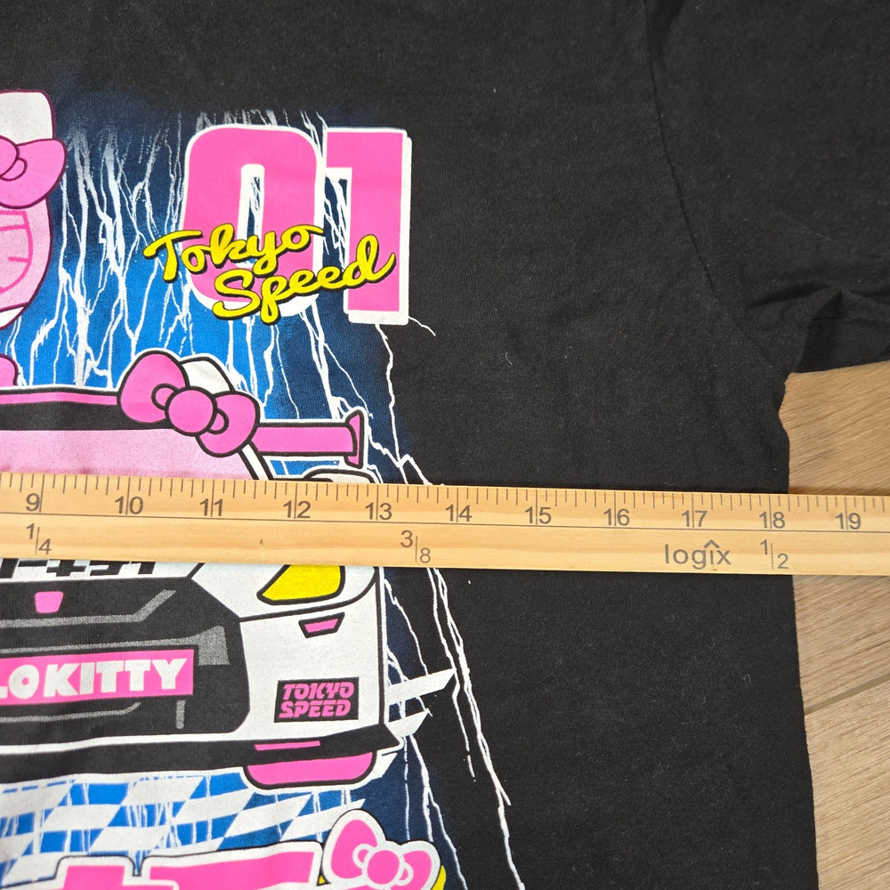 Hello Kitty Youth M 38/40 Tokyo Speed 01 Japan Racing Graphic T Shirt - Picture 5 of 6